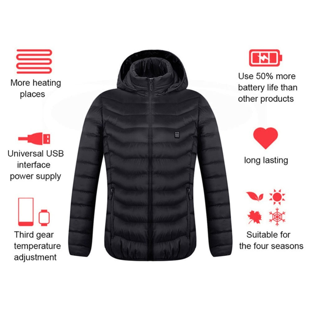 Rechargeable Heated Puffer Jacket
