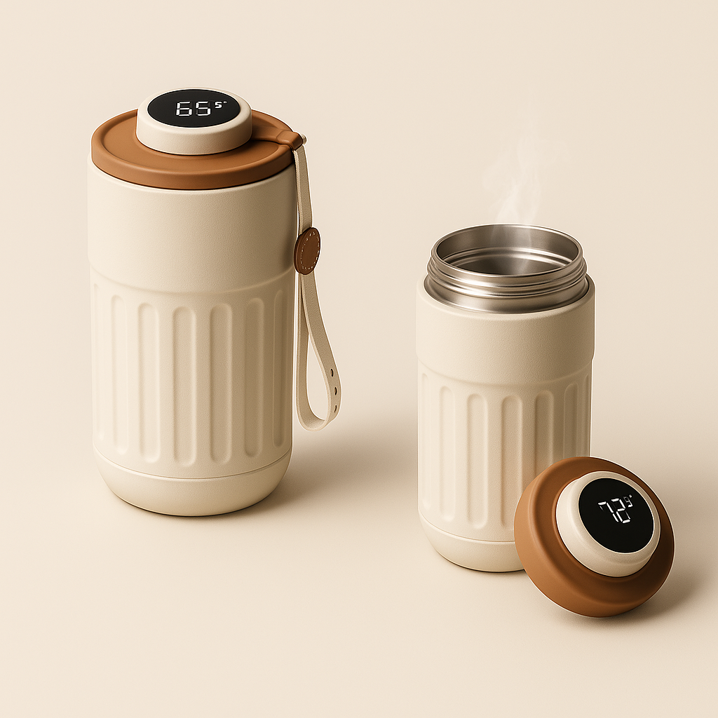 Temperature Display Thermal Mug