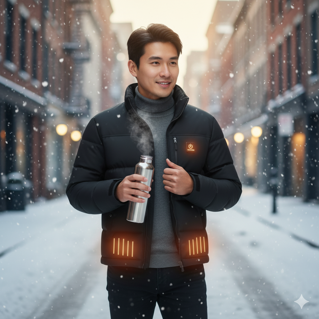 Rechargeable Heated Puffer Jacket
